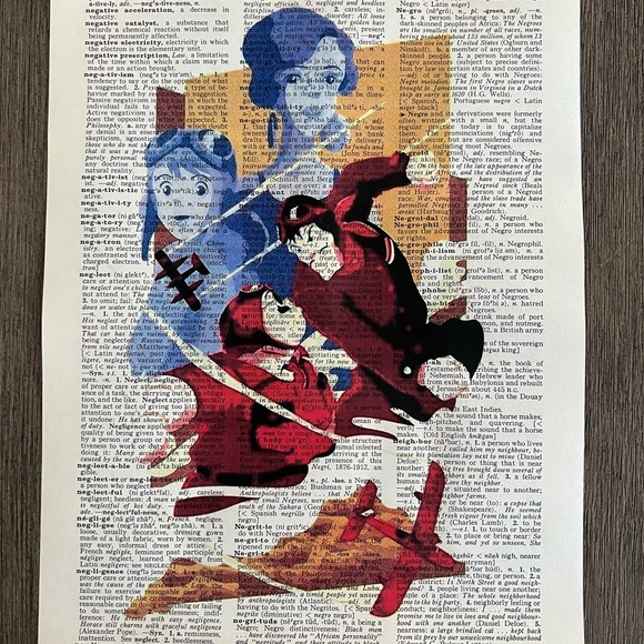 Porco Rosso (Movie) Themed Dictionary Prints - Set of 6 - Picture 7 of 7